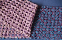 Gudrun's doubleweave scarves - two scarves for the price of one!