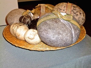 Felted Stones, Ginger Summit