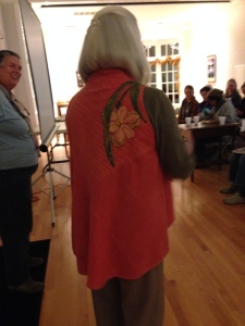 Felted Vest with Felted Embellishment