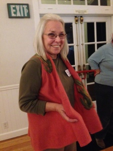 Felted Vest with Felted Embellishments