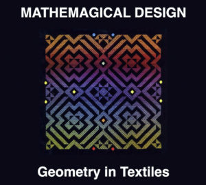 Mathemagical Design Logo - Rainbow and Black woven design